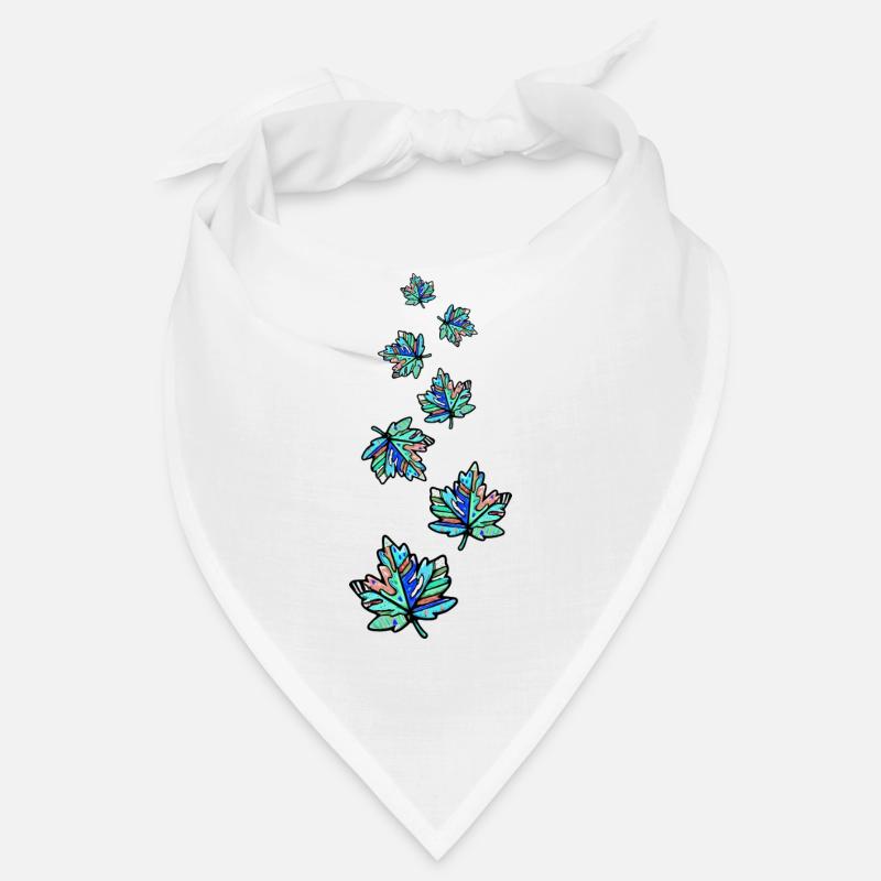 Feuilles d'érable colorées en automne Bandana