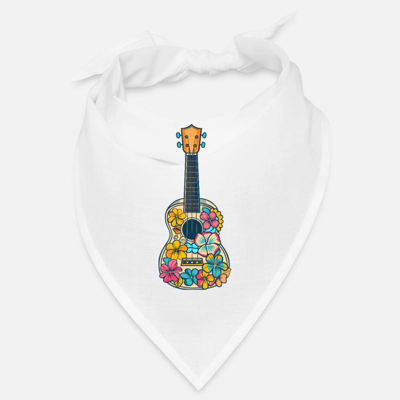 Ukulele Comic Style Bandana