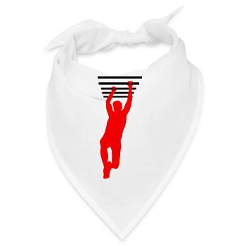 OCR-Griff – Hängestangen-Design - Bandana - Weiß - Vorne