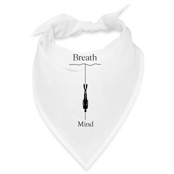 Breath and Mind Freediving - Bandana - Weiß - Vorne