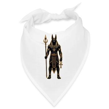Anubis-Kriegspriester - Bandana - Weiß - Vorne