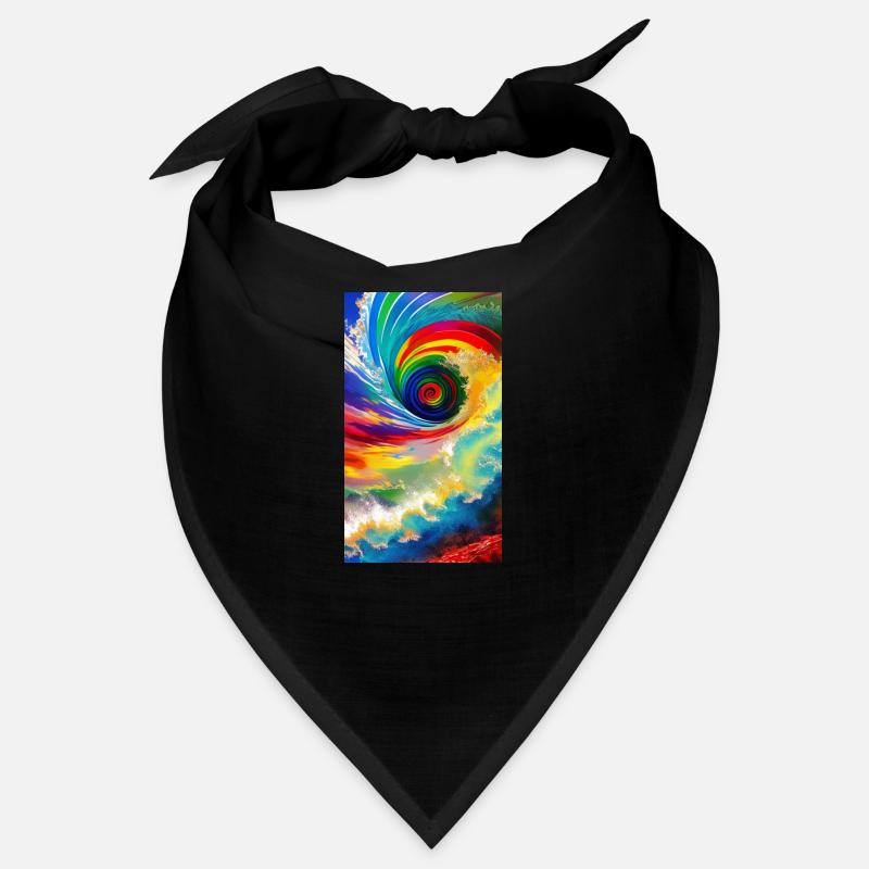 Bunte Spirale Universum Bandana