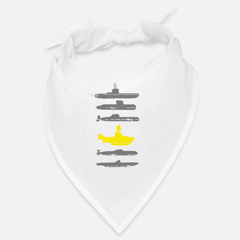 U-Boot-Grafik - Bandana - Weiß