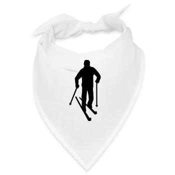 Langlauf - Bandana - Weiß - Vorne