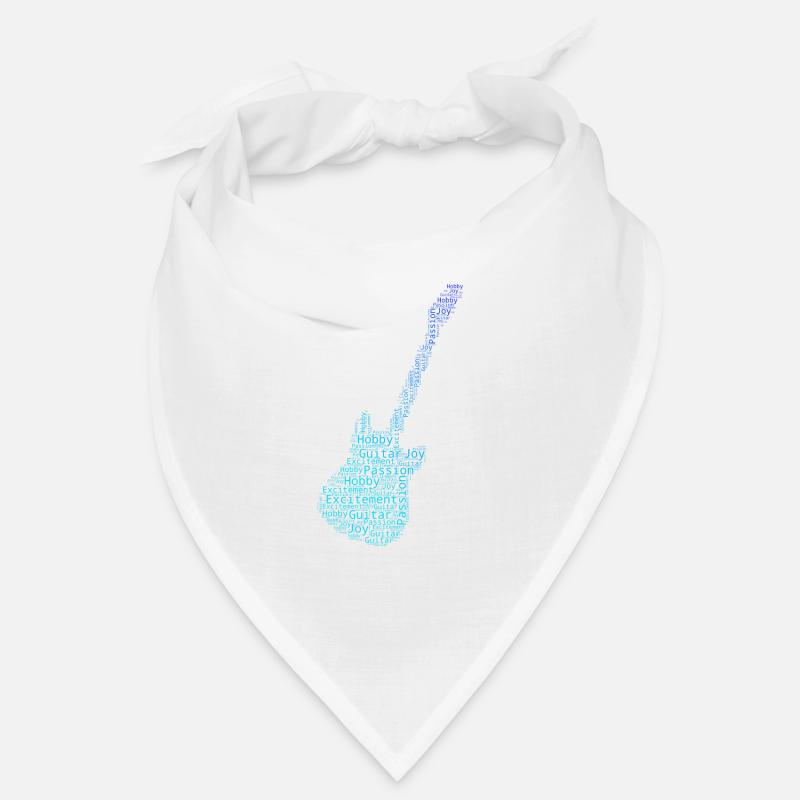 Damen classical guitar E-gitarre akustische gitarr - Bandana - Weiß