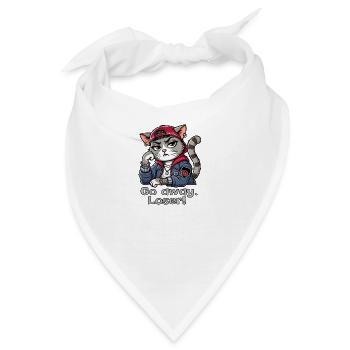 Gehen Sie weg. Verlierer! - Bandana - Weiß - Vorne