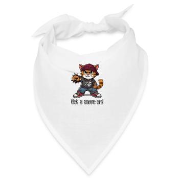 Etwas anpacken! - Bandana - Weiß - Vorne