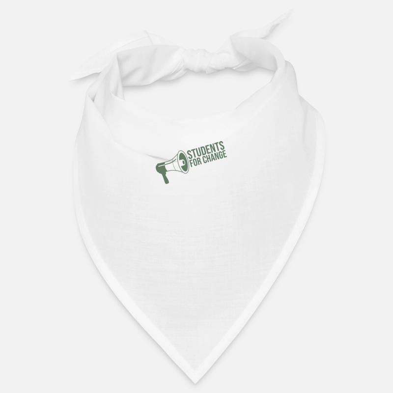 Students for change - Bandana - white