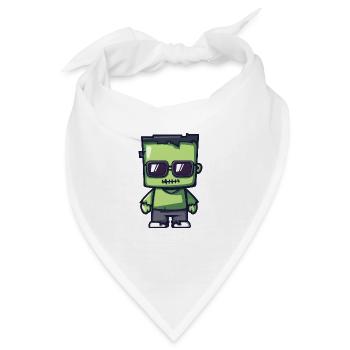 Zombie Halloween Cool - Bandana - Weiß - Vorne