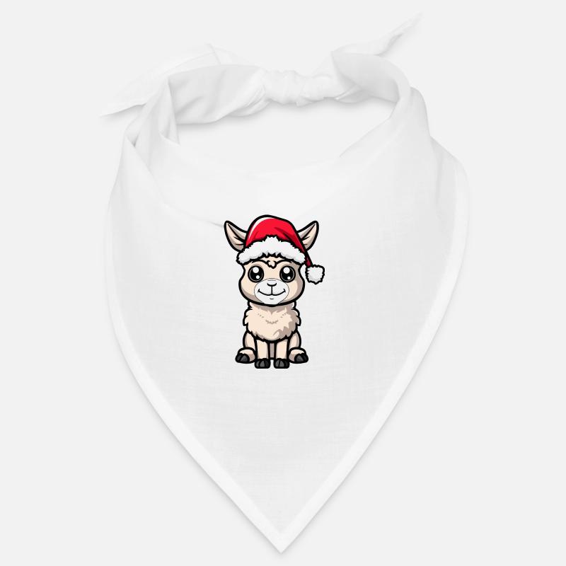 Alpaca Llama Christmas Bandana