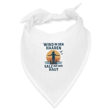 Wind Meer und Sonne - Bandana - Weiß - Vorne