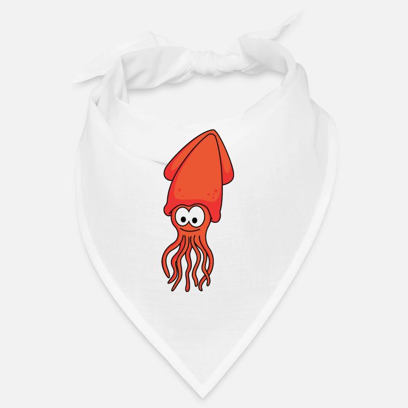 Tintenfisch Comic Tier Bandana