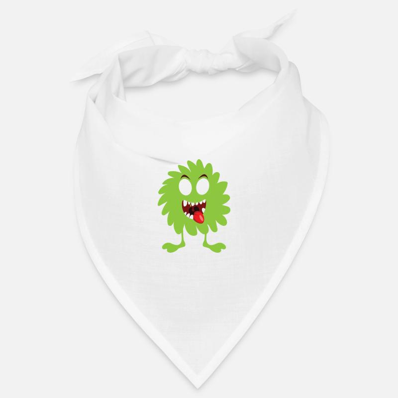 green fluffy monster Bandana