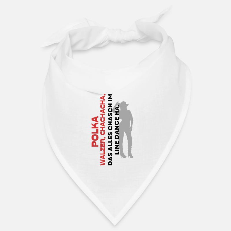 polker walzer chachacha-linedance - Bandana - Weiß