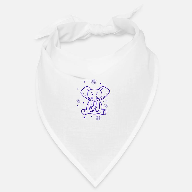 mignon bébé éléphant Bandana