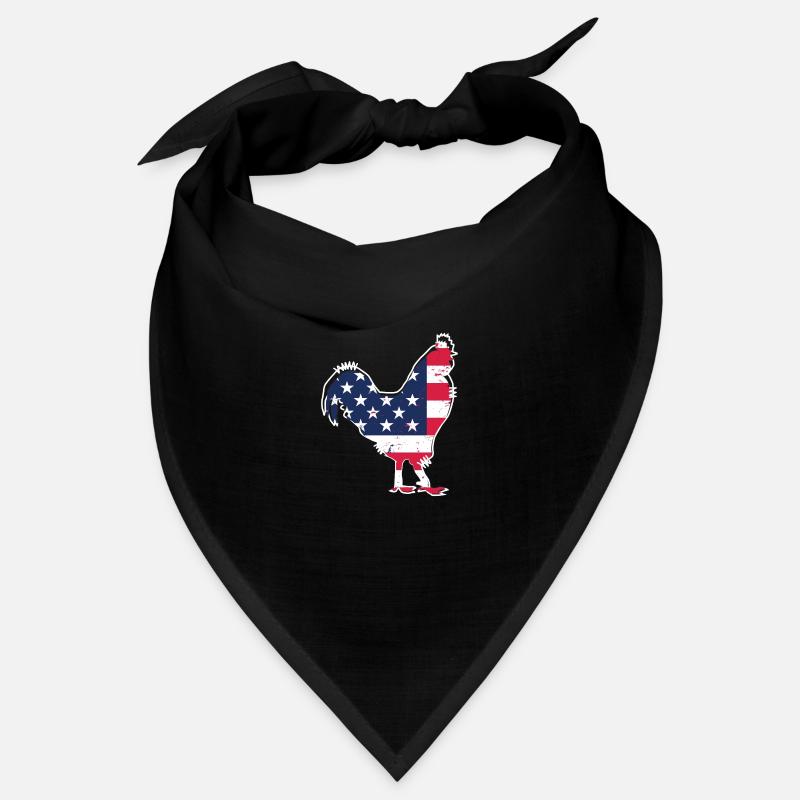 Poule drapeau des États-Unis - Bandana