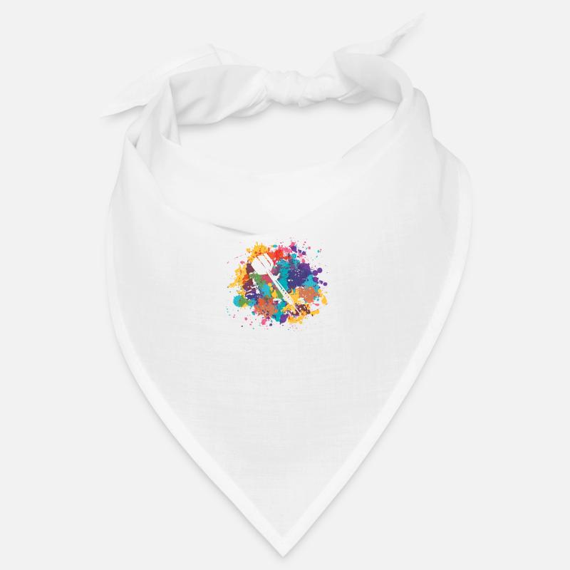 Éclaboussures colorées - Fléchettes - Bandana