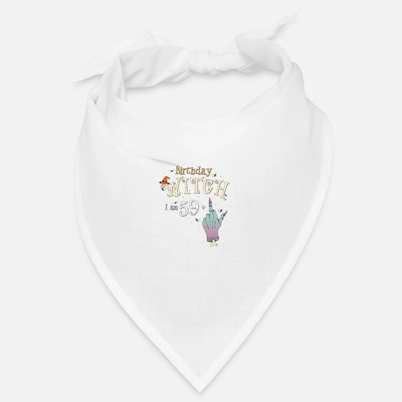 Sorcière drôle Halloween HallowQueen 60e anniversaire Bandana