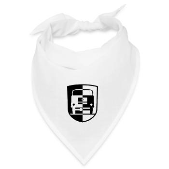 IFA Ludwigsfelde Wappen - Bandana - Weiß - Vorne