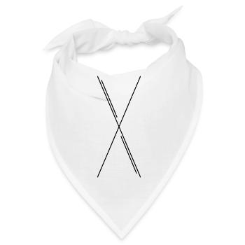 X - Bandana - Weiß - Vorne