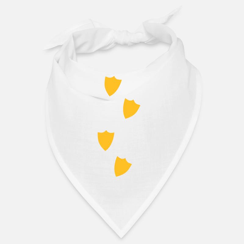 duck foot prints four up design Bandana