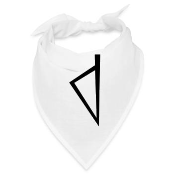 Korsika Stil - Bandana - Weiß - Vorne