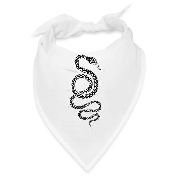 snake - Bandana - Weiß - Vorne