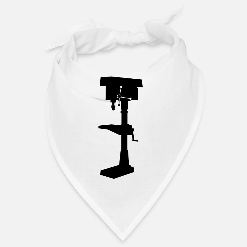 Bohrmaschine - Bandana - Weiß