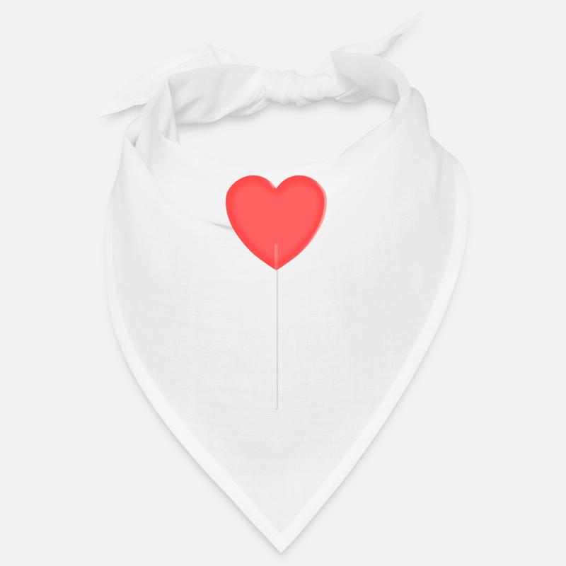 Lutscher in Herzform Bandana