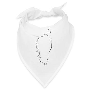 Korsika - Bandana - Weiß - Vorne