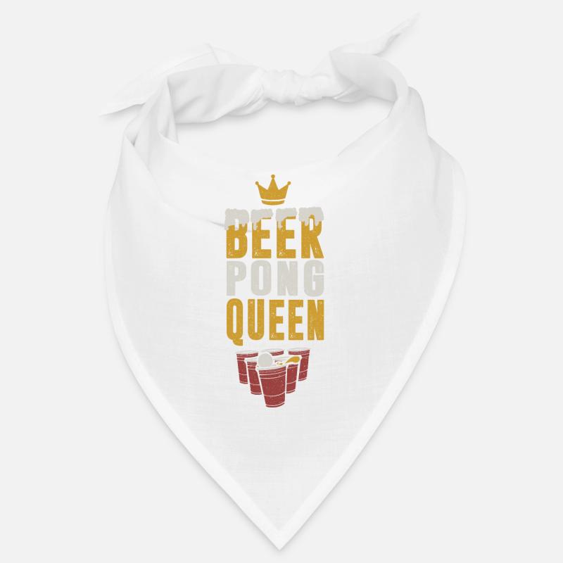 Beerpong Queen - drinking Team Bandana