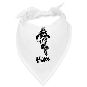 BMX-Rennen ATV Motocross - Bandana - Weiß - Vorne