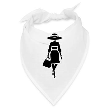 Dame Elegant - Bandana - Weiß - Vorne