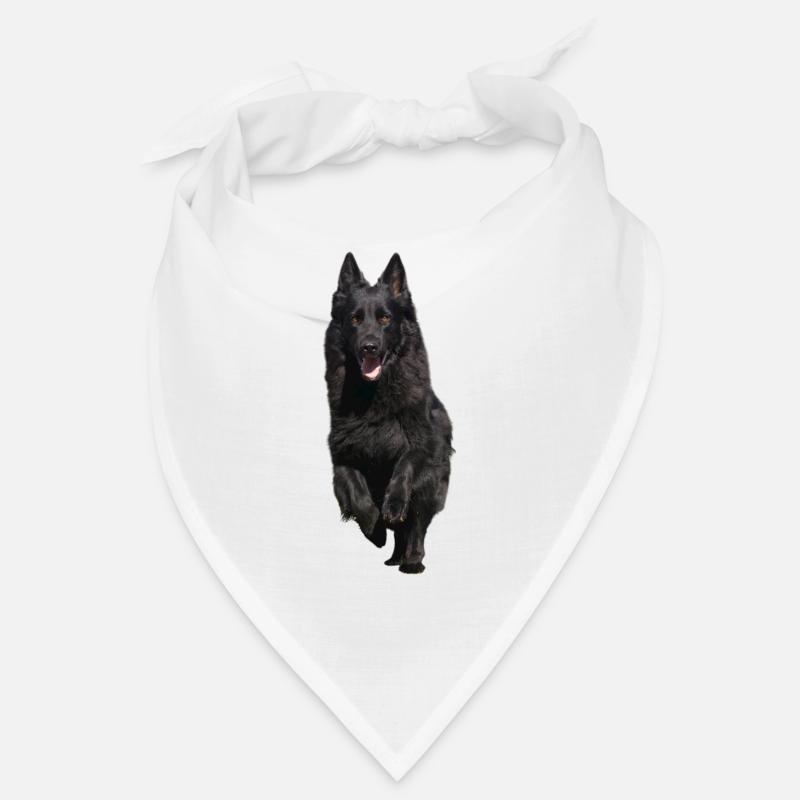 black shepherd front Bandana