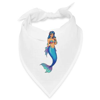 Azurinische Meerjungfrauen-Couture - Bandana - Weiß - Vorne