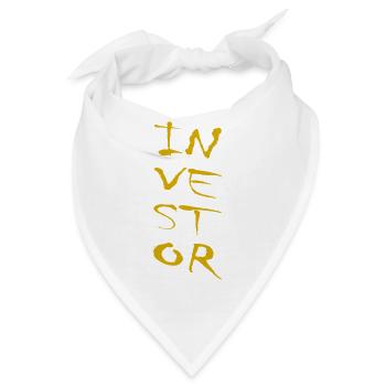 Investor: Ein kühnes Finance-Statement - Bandana - Weiß - Vorne