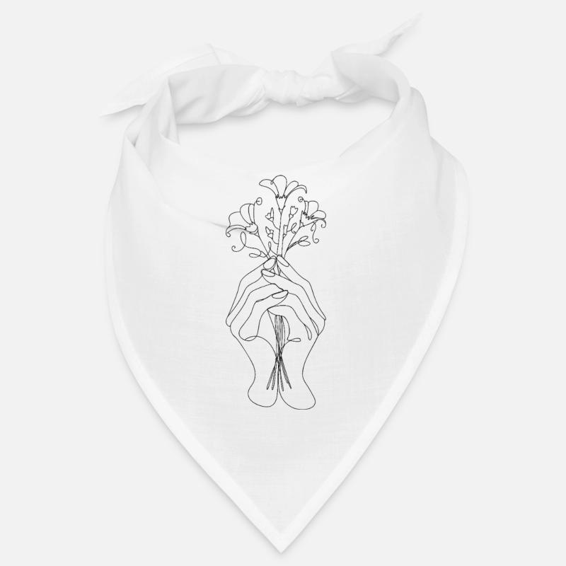 Hands Nurture Sprouting Bouquet Bandana