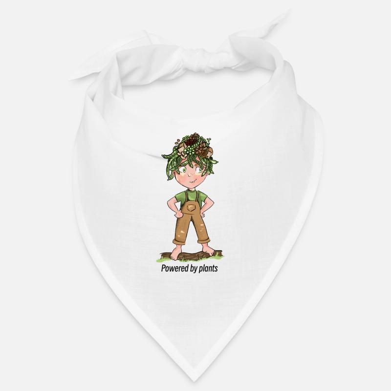 Powered by Plants - Bandana - Weiß