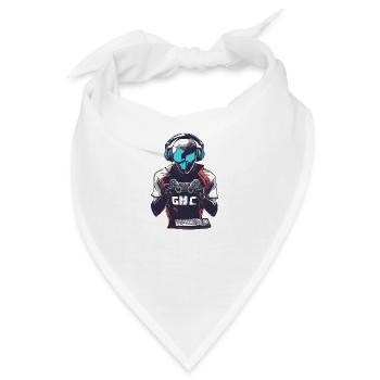 High-Tech-Kerl Konsole Master Helm Headset Gamer - Bandana - Weiß - Vorne