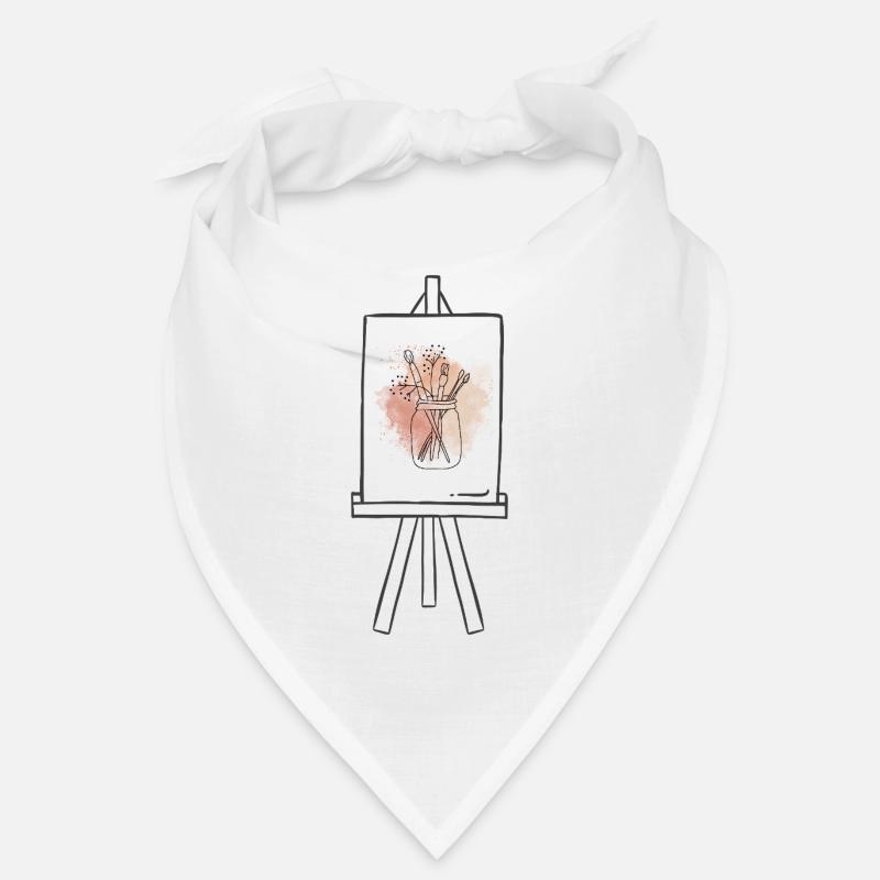Leinwand - Bandana - Weiß