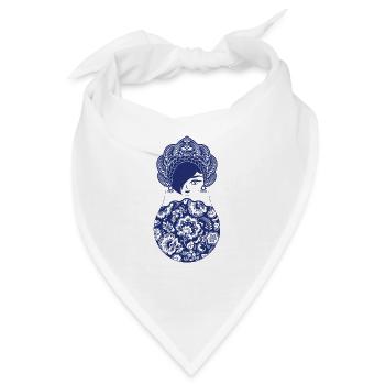 Matroschka Katharina - Bandana - Weiß - Vorne