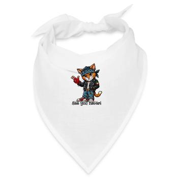 Bis zum Niemals! - Bandana - Weiß - Vorne