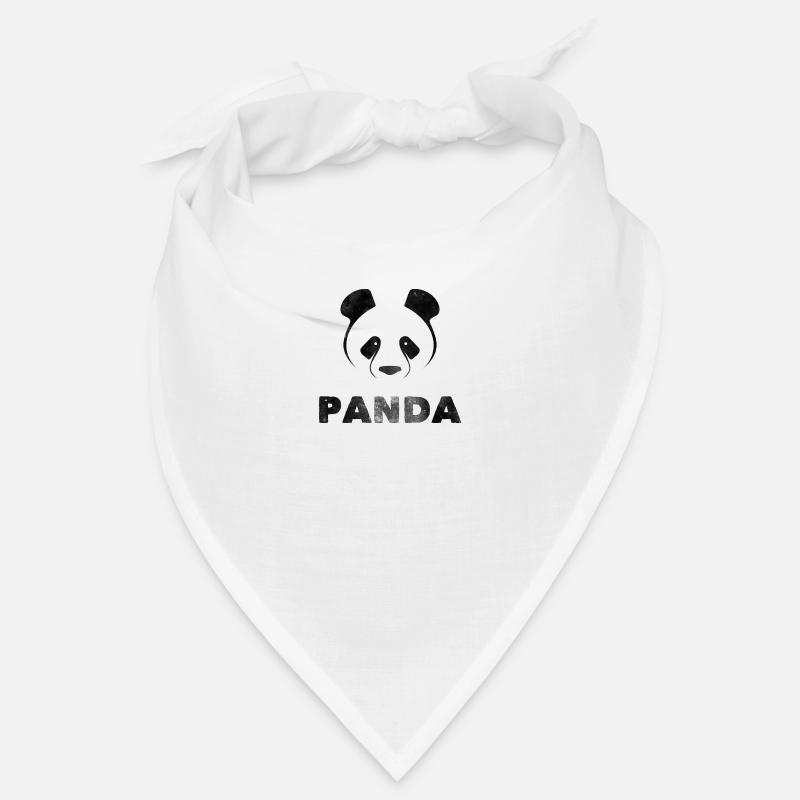 Panda - Rettet den Panda - Bandana - Weiß