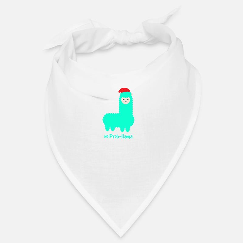 Christmas Llama Alpaca No Probllama Bandana
