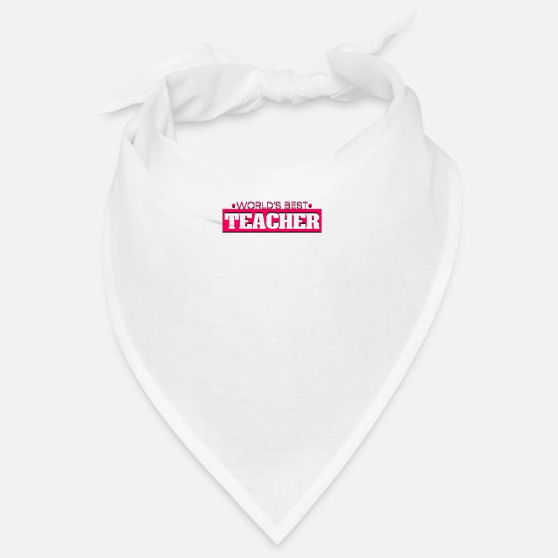 Worlds Best Teacher Bester Lehrer der Welt Bandana