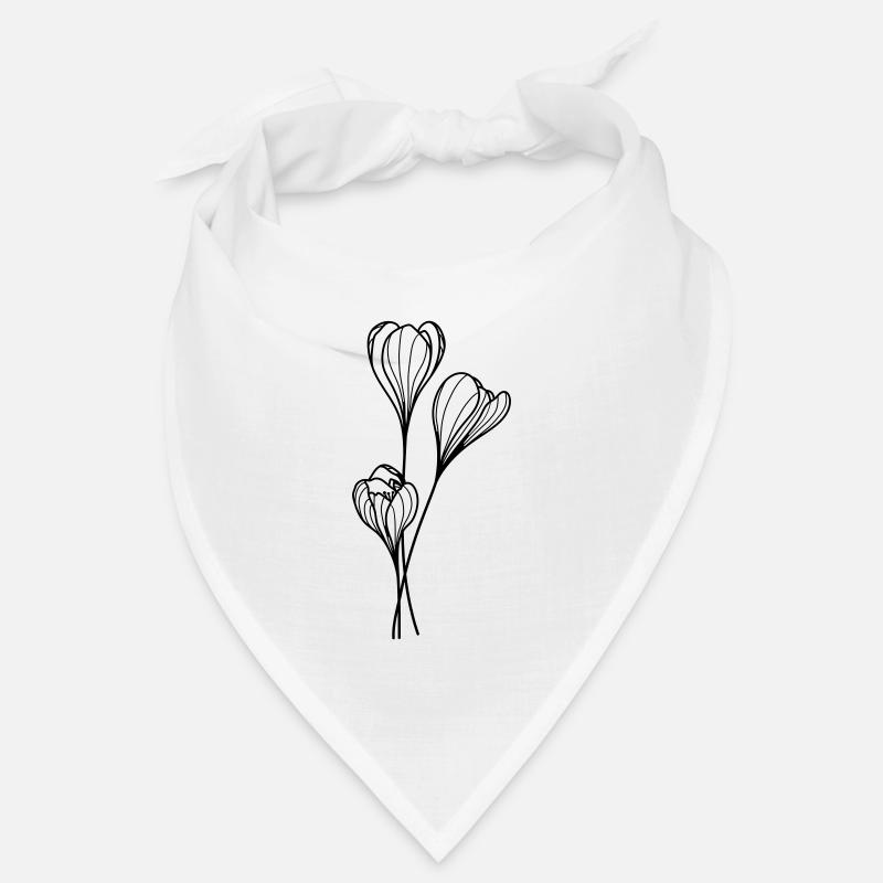 simple wildflower Bandana
