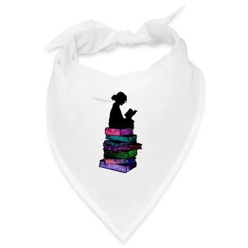 Kosmische Lesung - Bandana - Weiß - Vorne