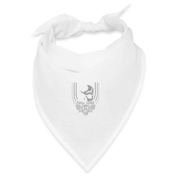 Hass Rasierer Barbier Geschenk - Bandana - Weiß - Vorne