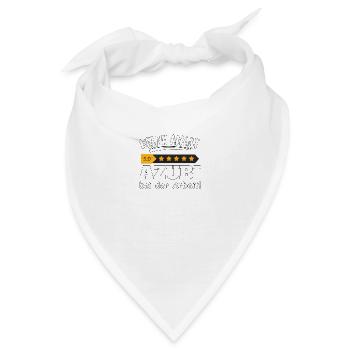Keine Angst - 5 Sterne Azubi bei der Arbeit - Bandana - Weiß - Vorne
