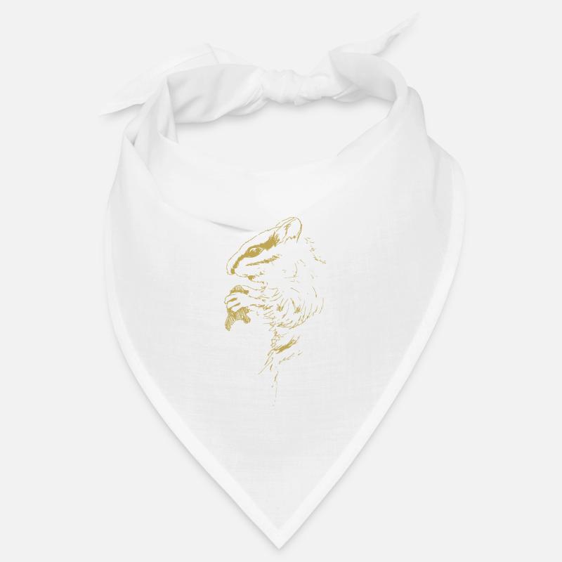 Illustrierte Designs mit Hörnchen Bandana